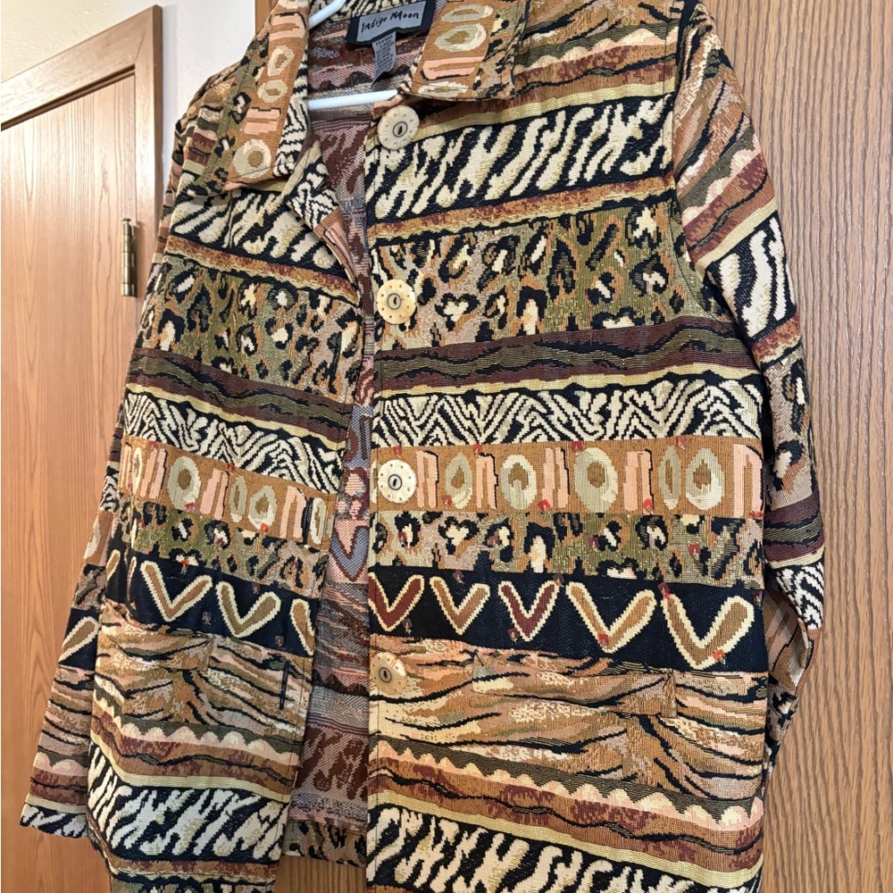 Multicolor Patterned Blazer - image 1